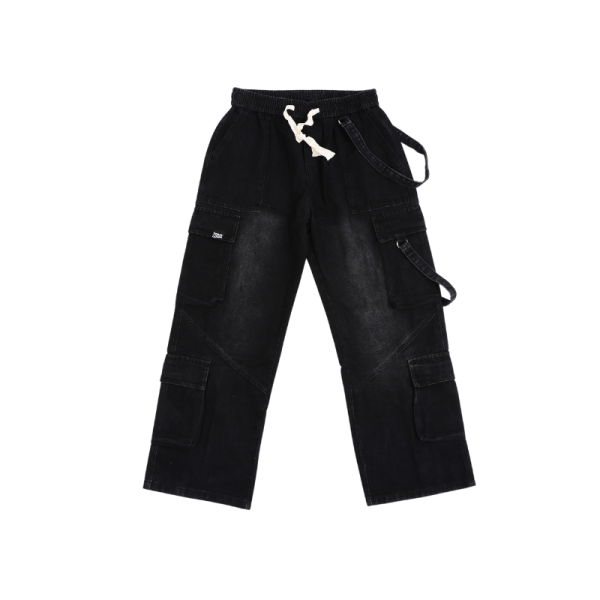 Seluar Jean Kargo Baggy Toobad Y2K - Image 2