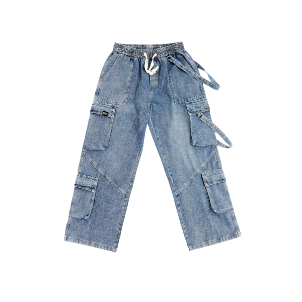 Seluar Jean Kargo Baggy Toobad Y2K
